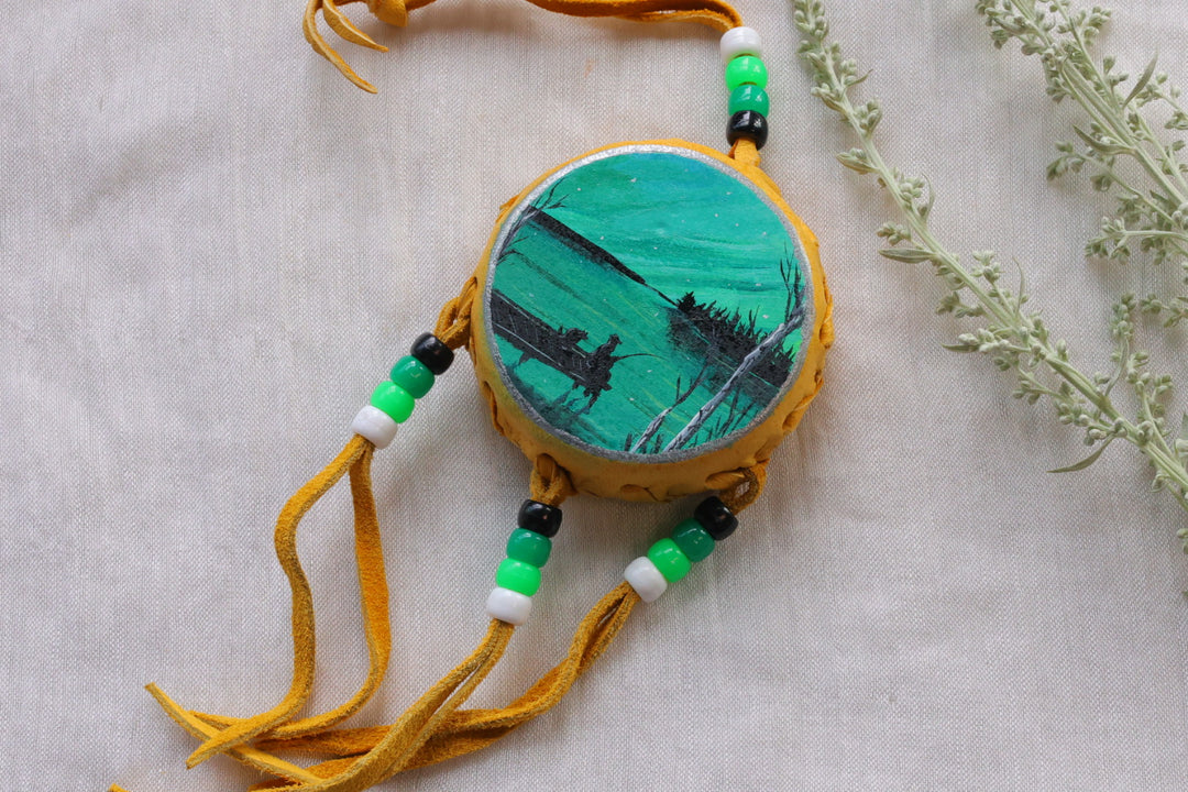 Helen H. Small Painted Drum