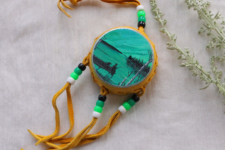 Helen H. Small Painted Drum