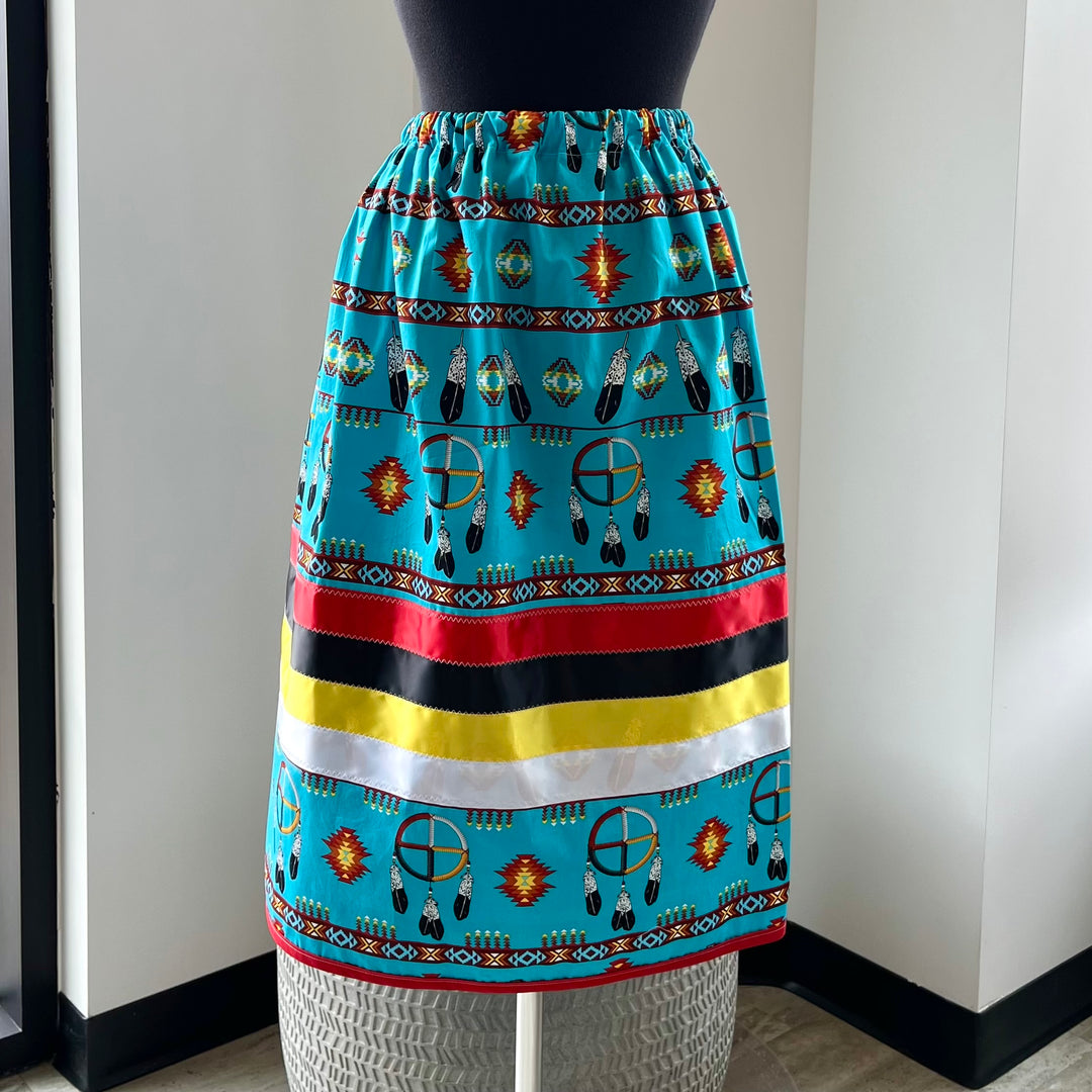 Vi's CREE-ations Medicine Wheel Teen Ribbon Skirt