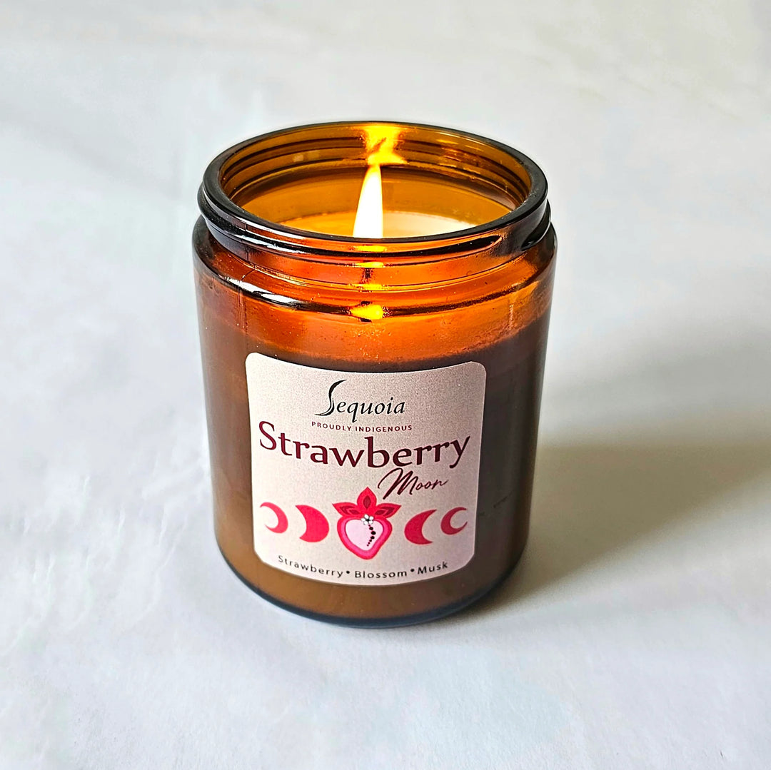 Sequoia Strawberry Moon Candle