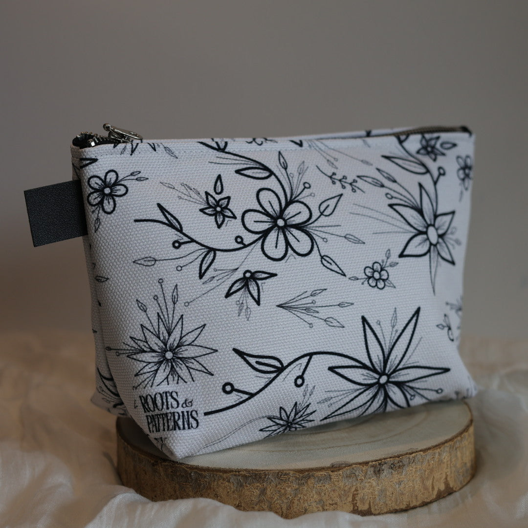 Roots and Patterns Ma Sheila's Garden Make Up Bag