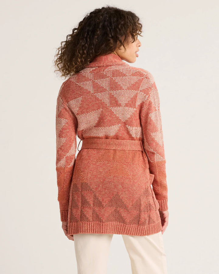 Pendleton Rust Sunset Monterey Belted Cardigan