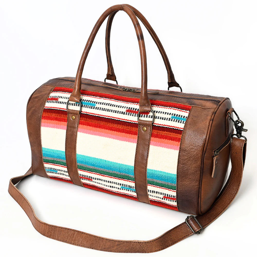 LS Western Striped Saddle Blanket Weekend Bag