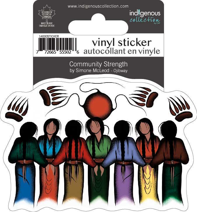 CAP Community Strength Vinyl Sticker