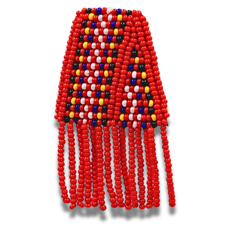 Blue & Red Metis Sash Pins