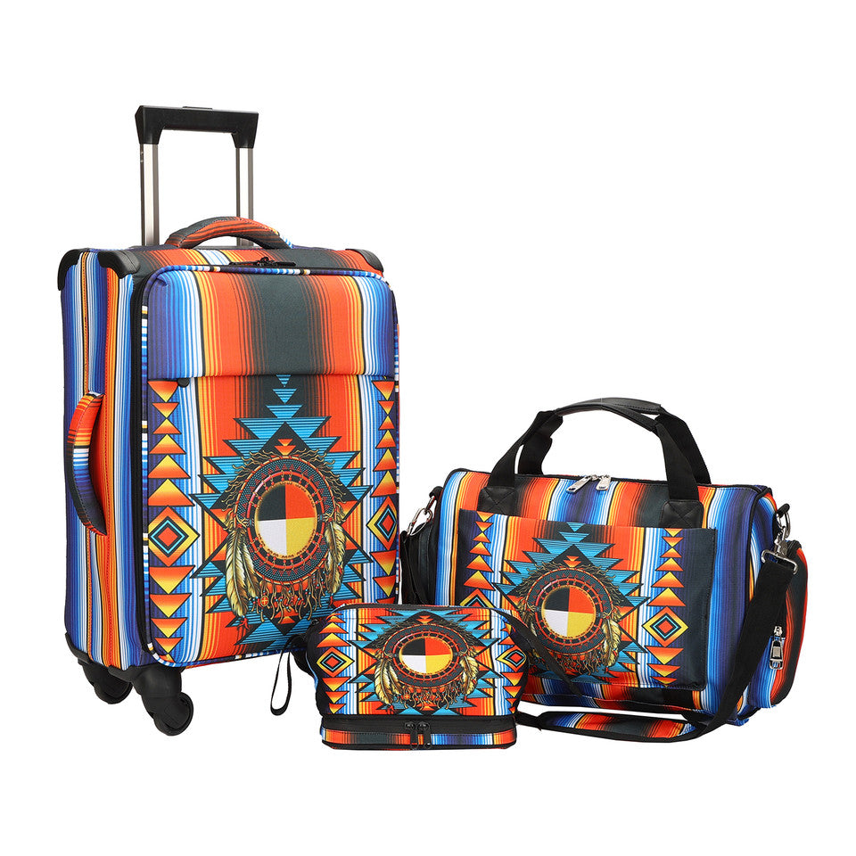 Nu Trendz Medicine Wheel Serape Deluxe Travel Set