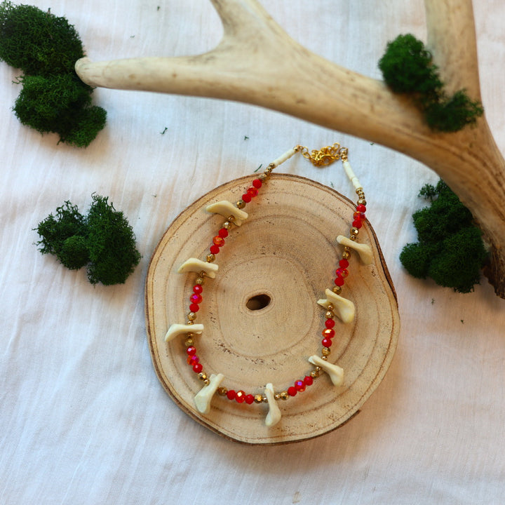 Dee Iyapes Elk Teeth Necklaces
