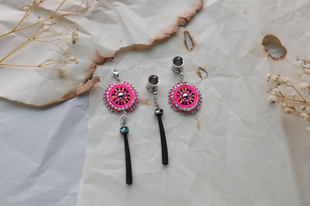 TLee Beads Neon Convertible Tunnel Plug