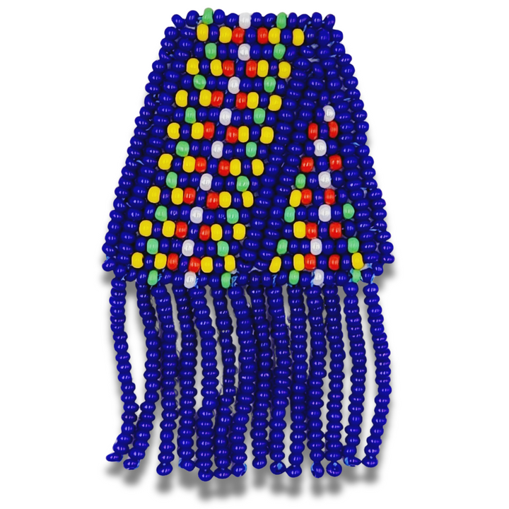 Blue & Red Metis Sash Pins