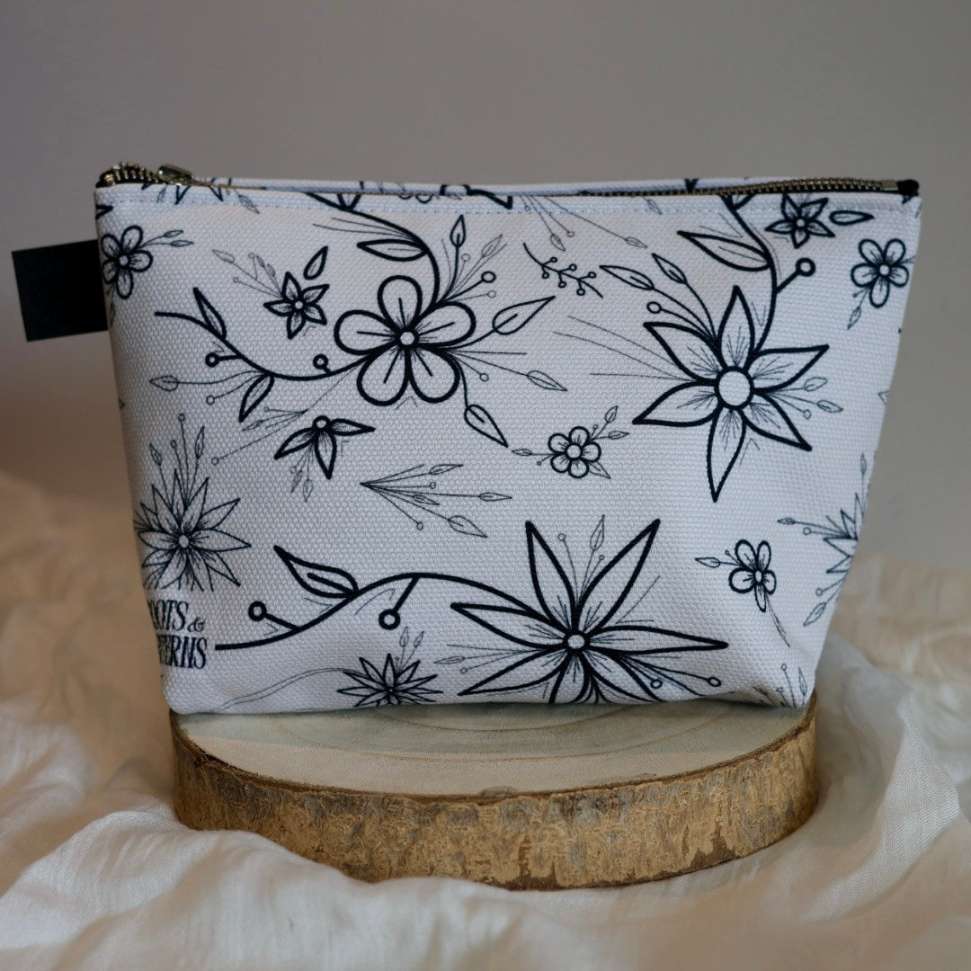 Roots and Patterns Ma Sheila's Garden Make Up Bag