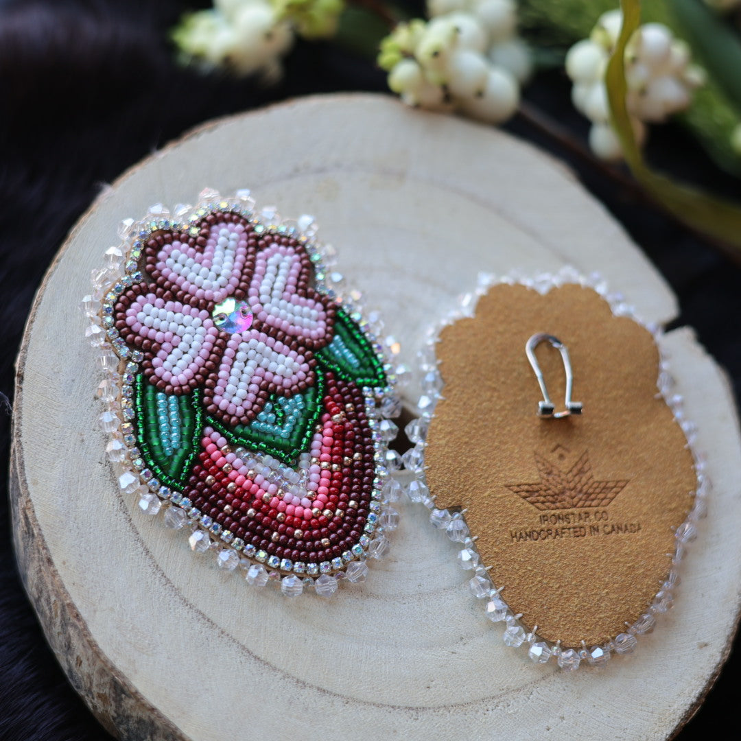 Ironstar Co. Strawberry Beaded Earrings
