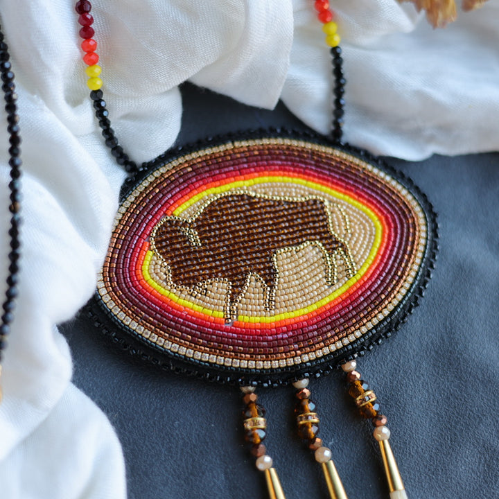 Beth Rose Designs Bison Medallion