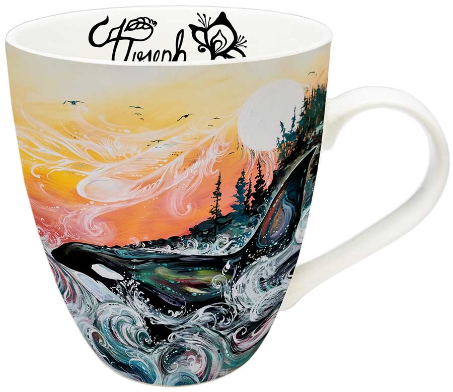 CAP Killer Whale Sunset Ceramic Mug