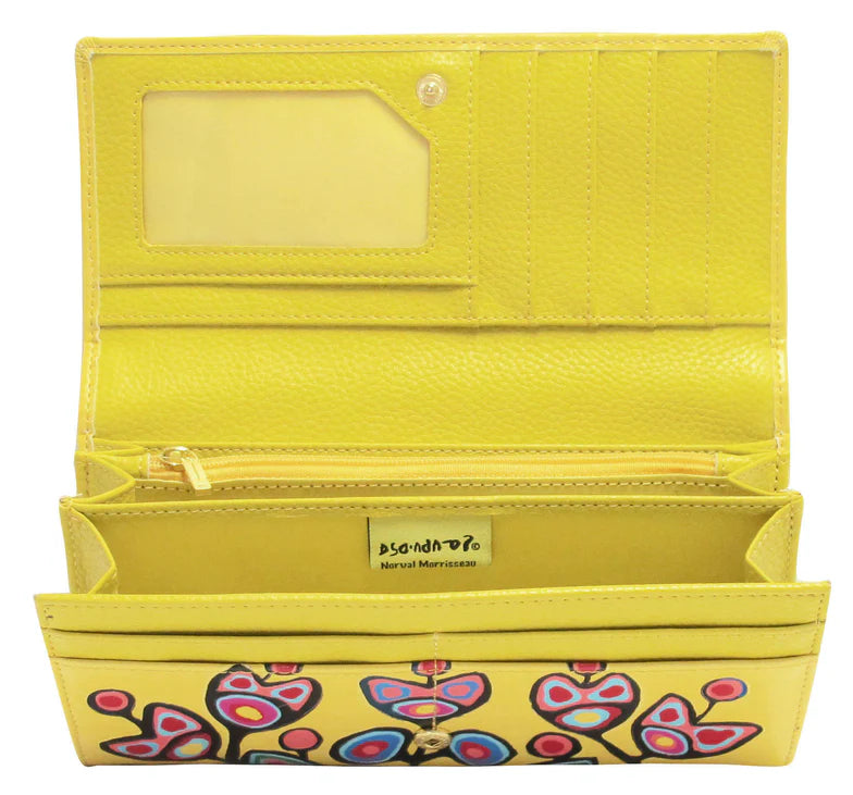 Oscardo Floral on Yellow Women's Wallet