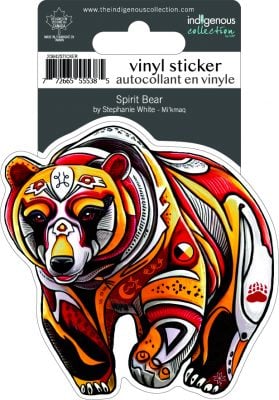 CAP Spirit Bear Vinyl Sticker