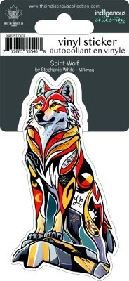 CAP Spirit Wolf Vinyl Sticker