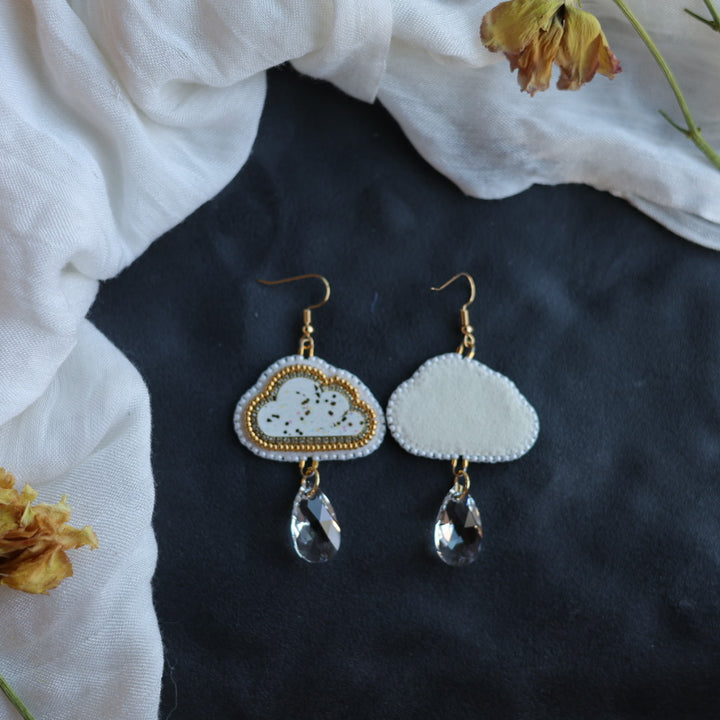 Beth Rose Designs Swarovski Raincloud Earrings