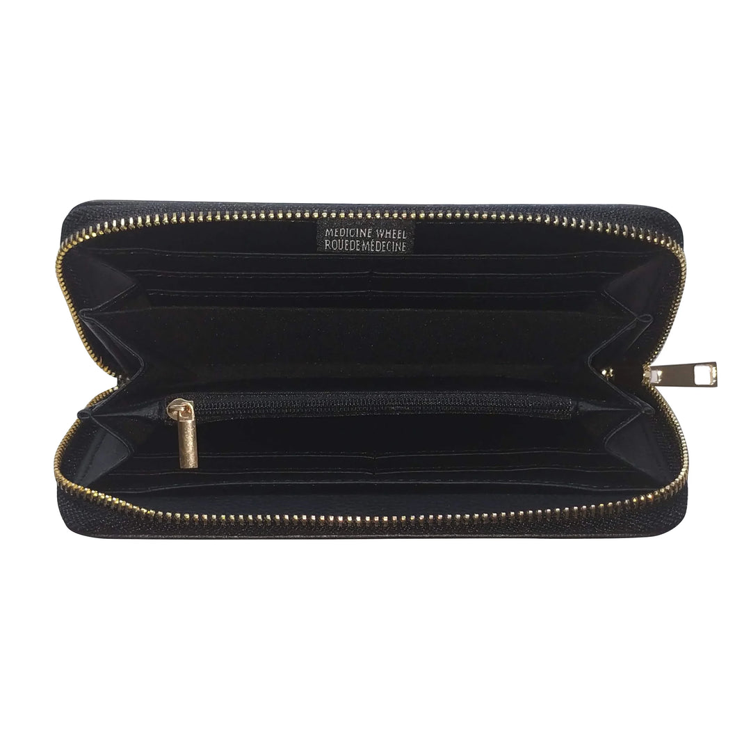 Oscardo Medicine Wheel Zip-Around Wallet