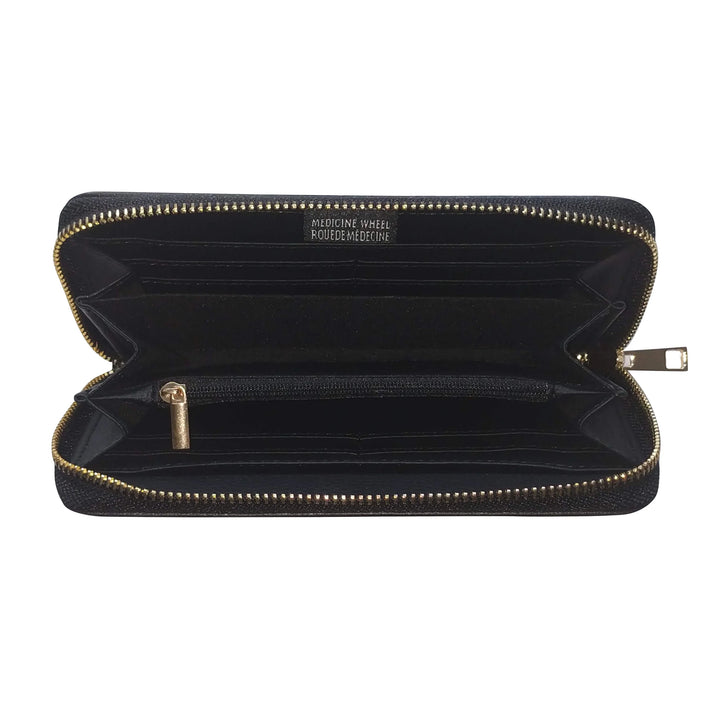Oscardo Medicine Wheel Zip-Around Wallet