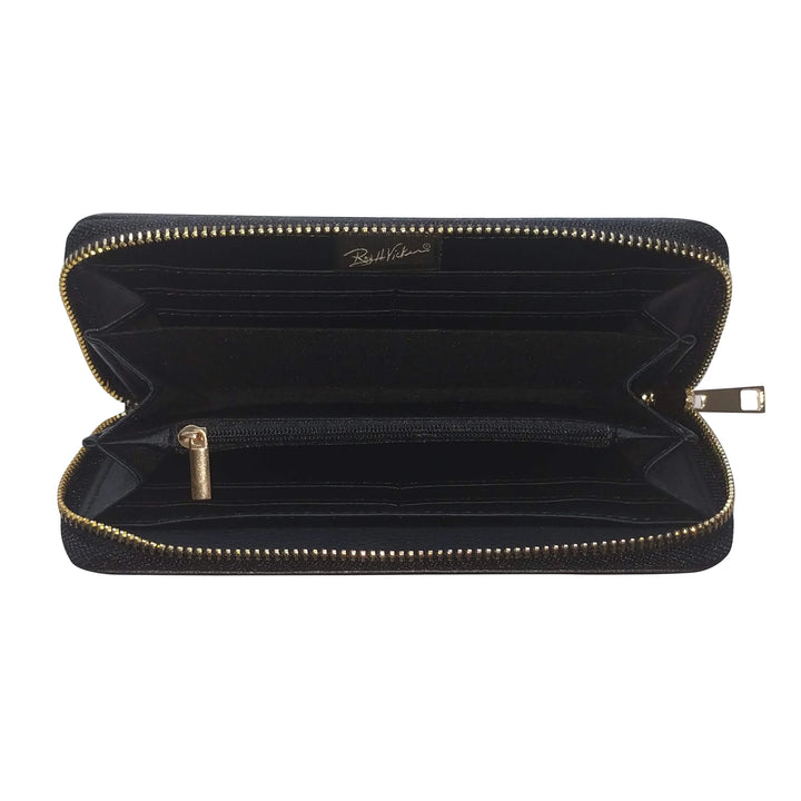 Oscardo Raven Zip-Around Wallet