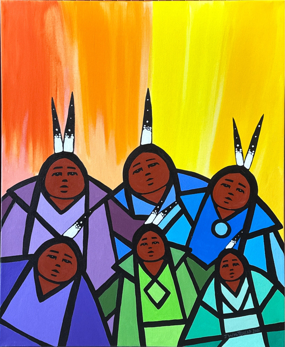 Jerry Whitehead 30"x20" A Dance For Our Grandchildren (2025)