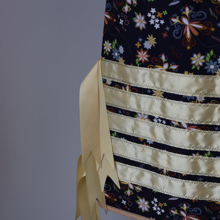 Vi's CREE-ations Pale Floral Ribbon Skirt