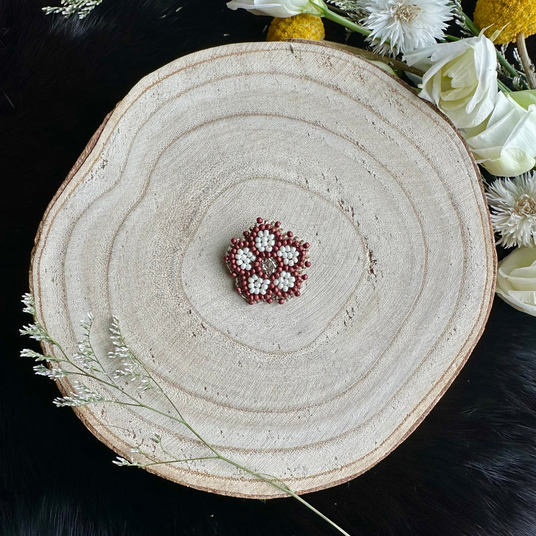 Ironstar Co. Petite Beaded Floral Pins