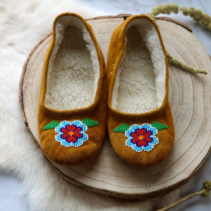 T.Sullivan Size 7 Women Blue Flower Ballerina Slippers