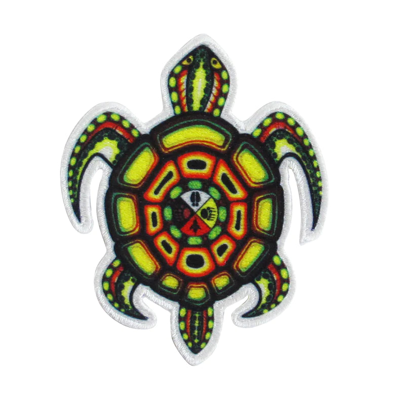 Oscardo Medicine Turtle Iron-On Patch
