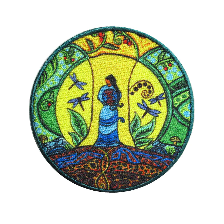 Oscardo Strong Earth Woman Iron-On Patch