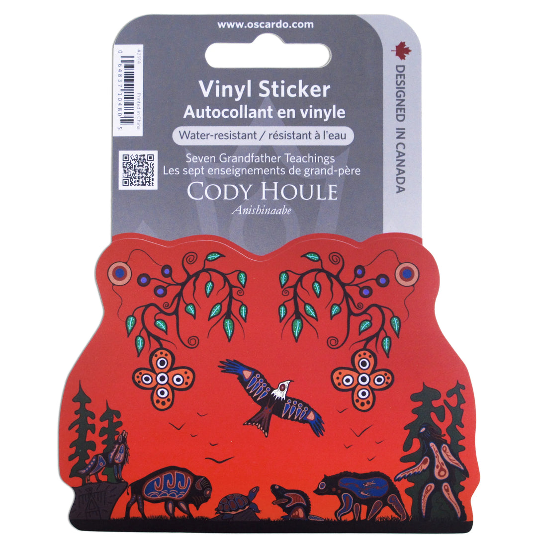 Oscardo Seven Grandfather Teachings Vinyl Sticker