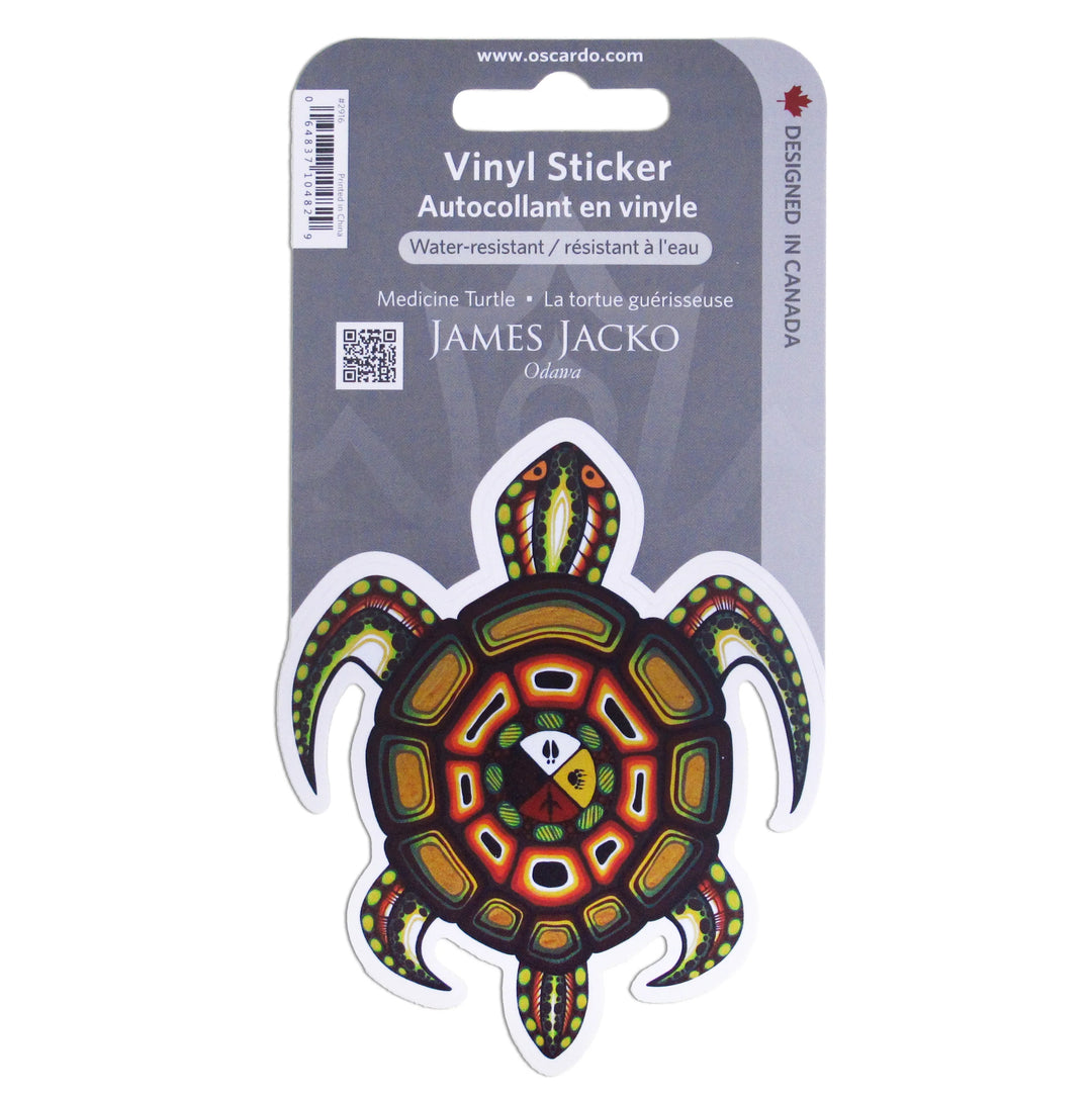 Oscardo Medicine Turtle Vinyl Sticker