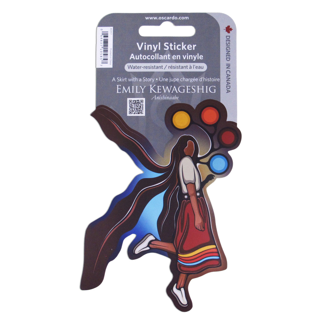 Oscardo A Skirt With A Story Vinyl Sticker