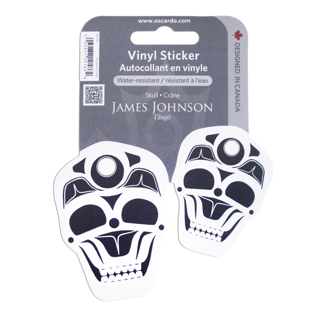 Oscardo Skull Vinyl Sticker