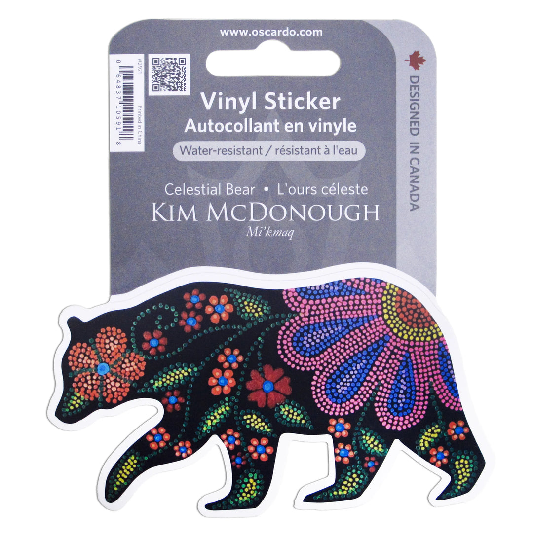 Oscardo Celestial Bear Vinyl Sticker