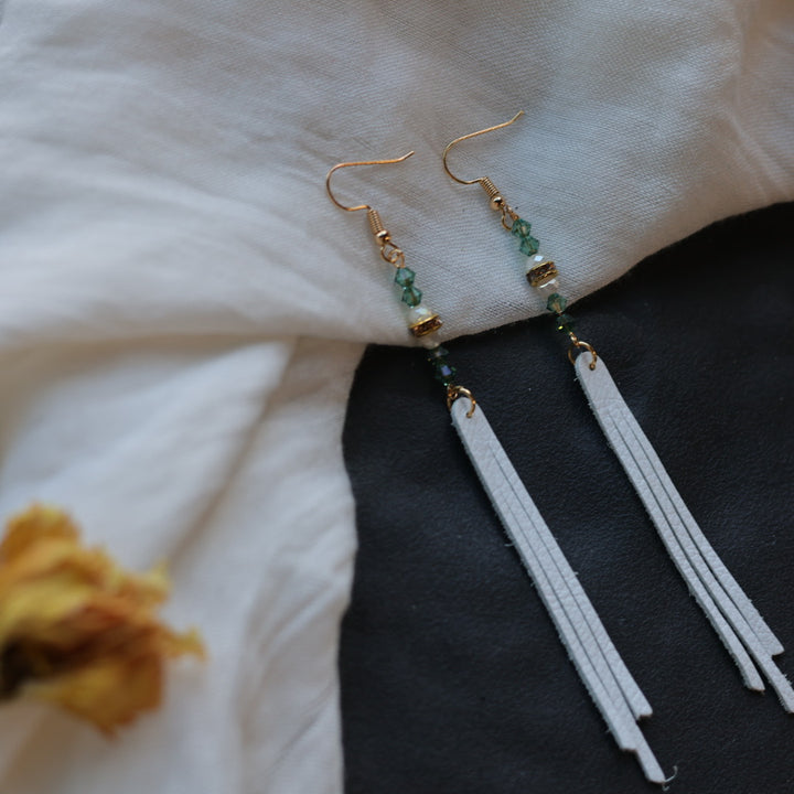 Beth Rose Designs Leather Fringe Earrings - Variety