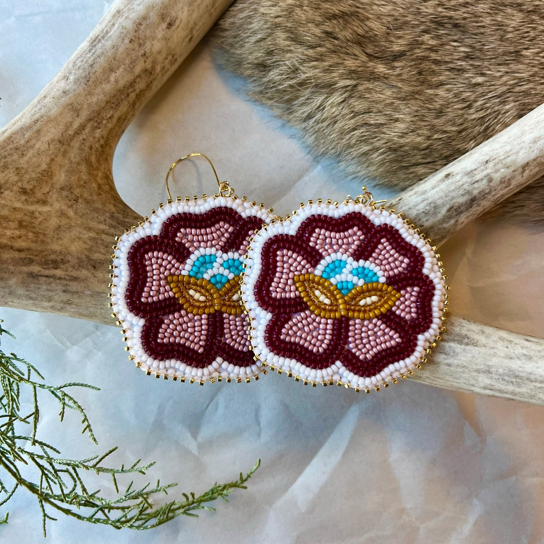 Keegan W. Six Petal Floral Earrings