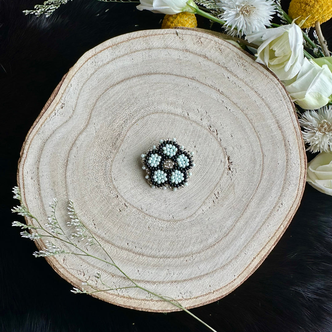 Ironstar Co. Petite Beaded Floral Pins