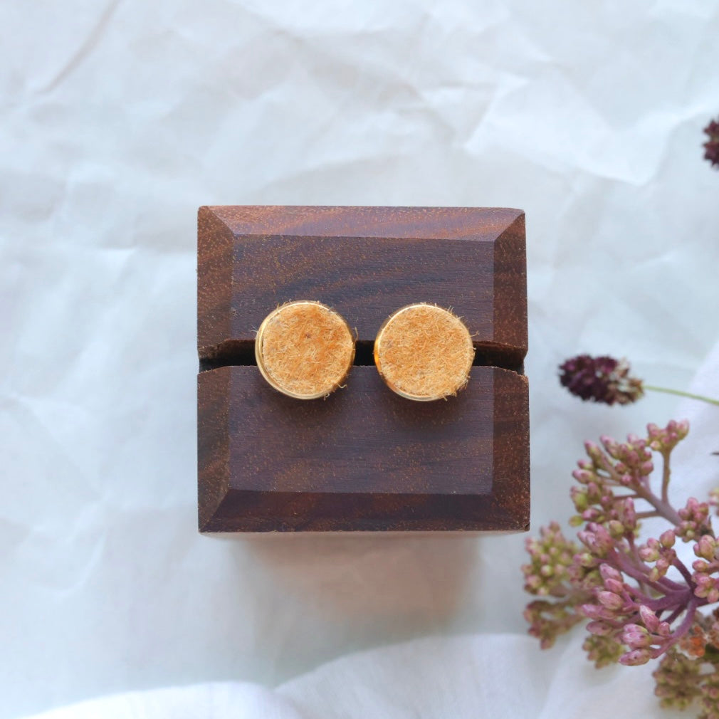 Deneyounen Designs Petite Moose Hide Studs