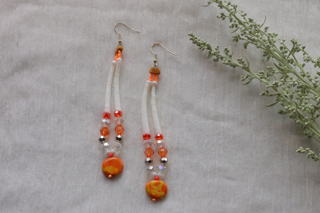 Helen H. Large Dentalium Earrings