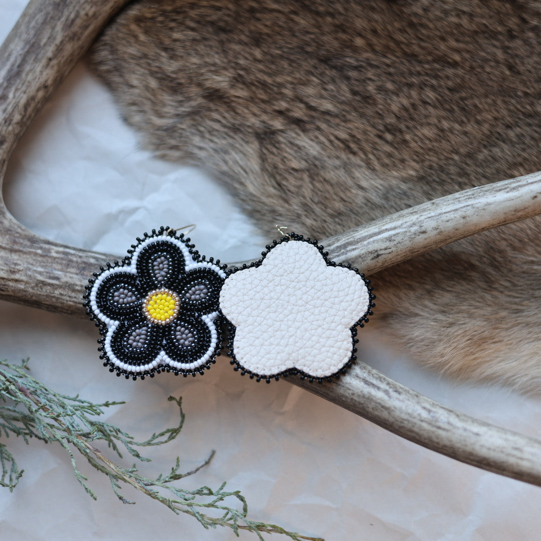 Keegan W. Five Petal Flower Earrings