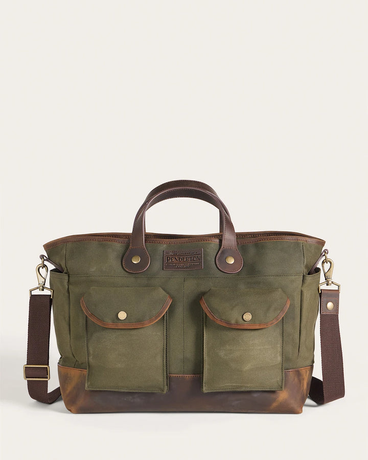 Pendleton Odyssey Waxed Canvas Messenger Bag