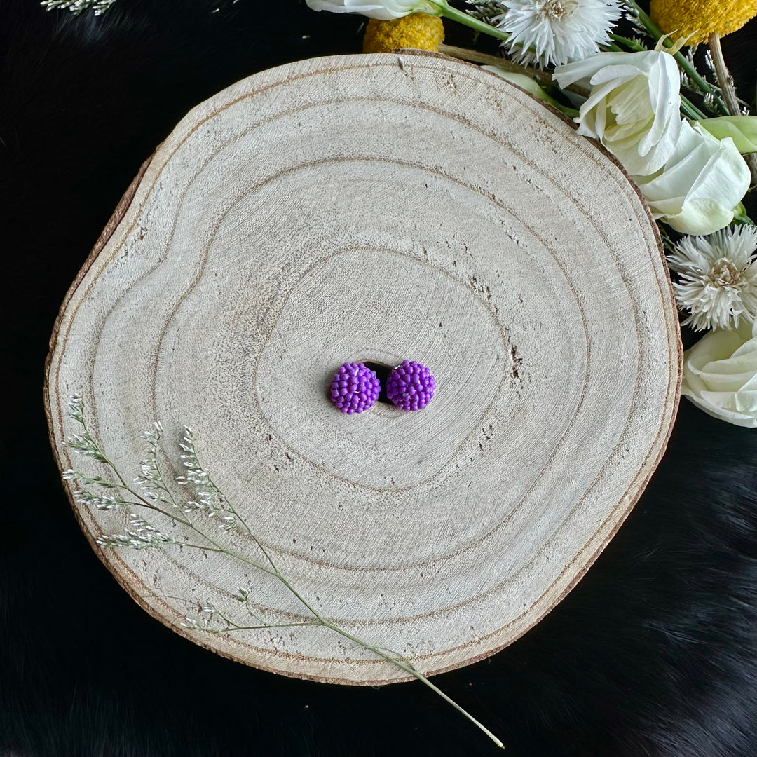 Ironstar Co. Petite Beaded Stud Earrings