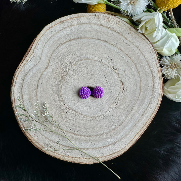 Ironstar Co. Petite Beaded Stud Earrings