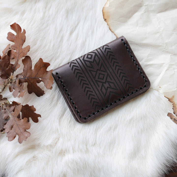 1885 Leather Co. Bifold Engraved Leather Wallet