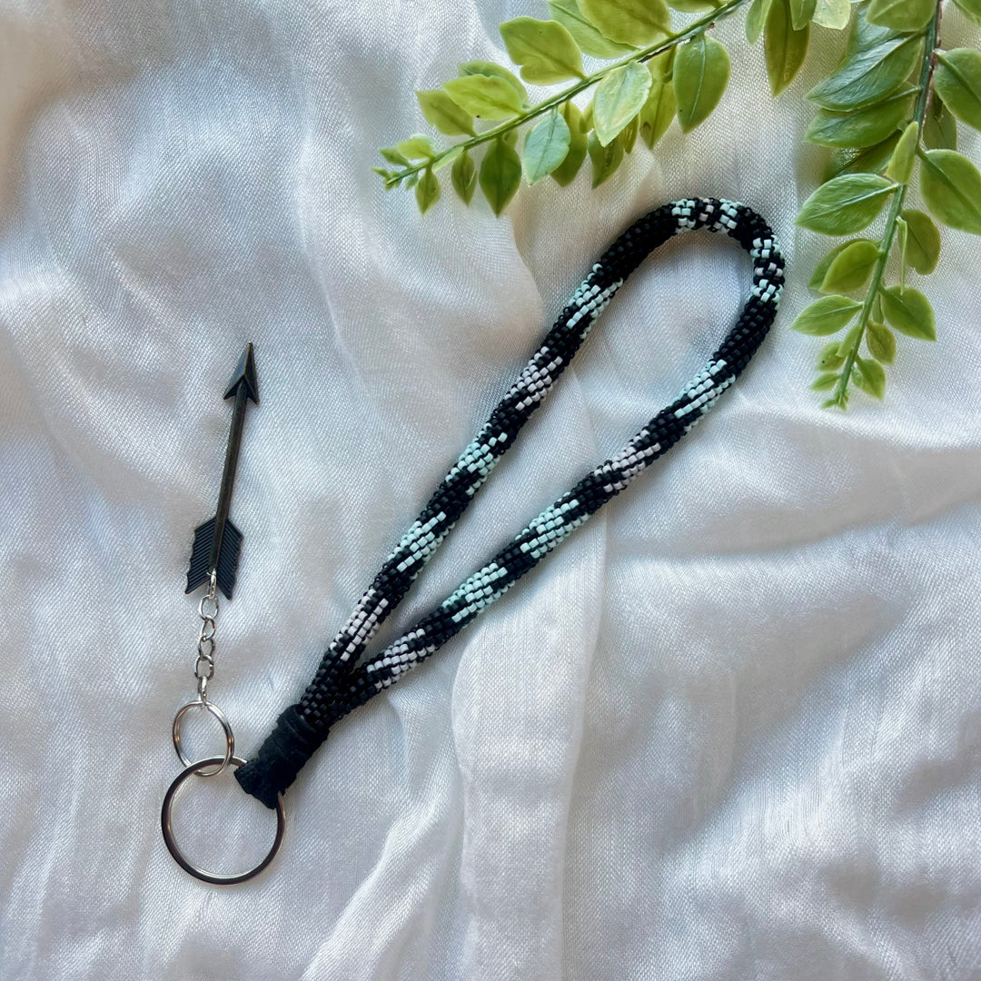 Prairie Beads 22cm Peyote Wrist Lanyard