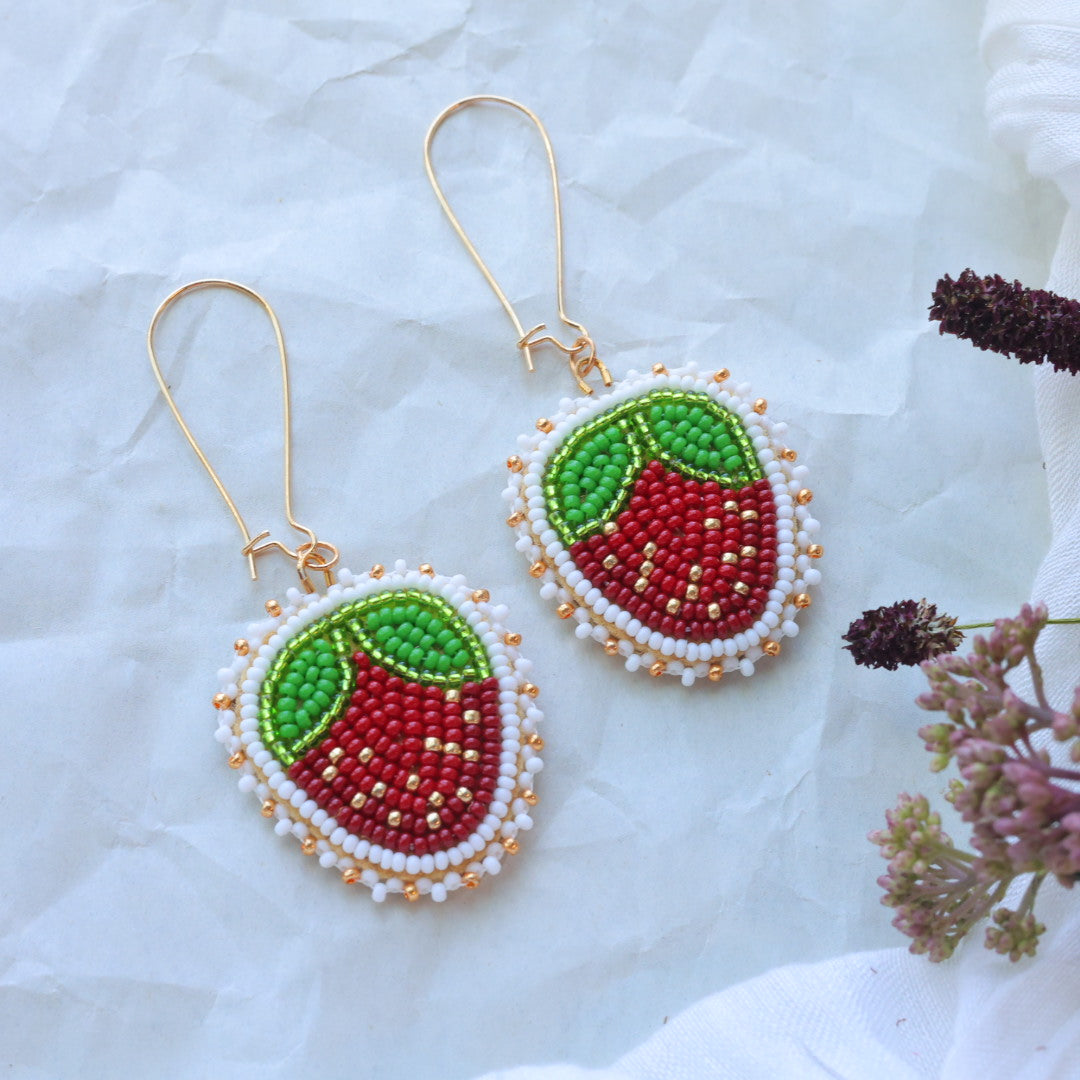 Deneyounen Designs Strawberry Earrings