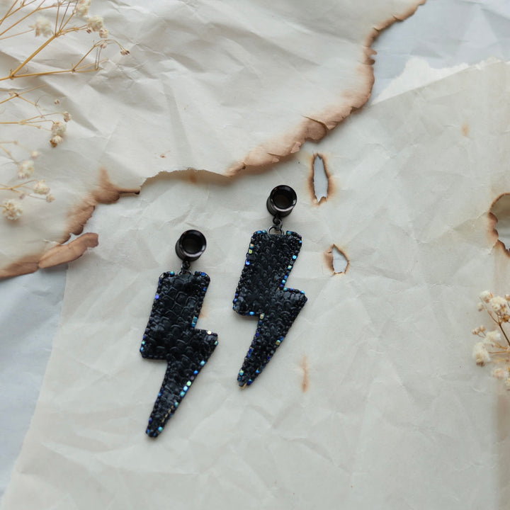 TLee Beads Fish Leather Tunnel Plug