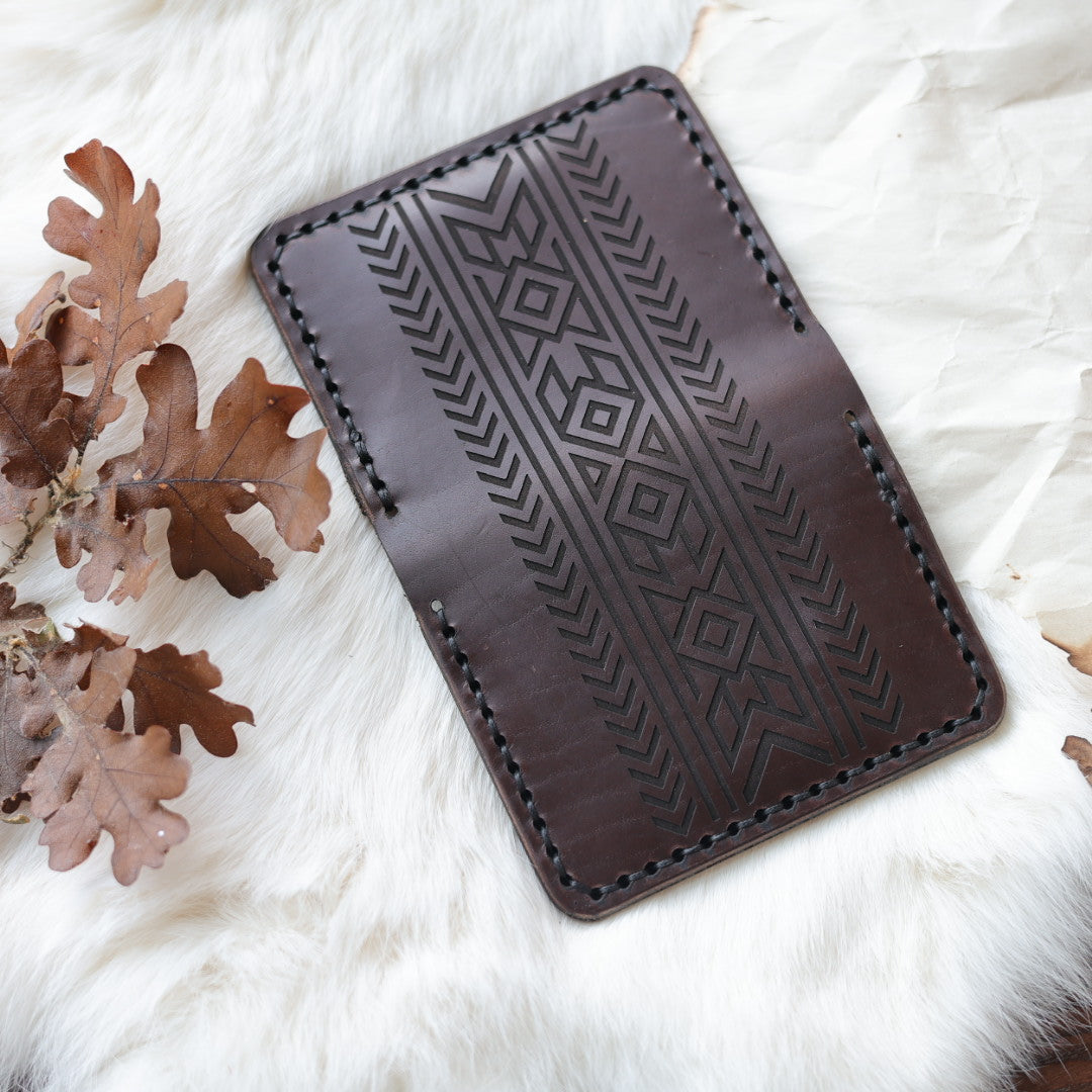 1885 Leather Co. Bifold Engraved Leather Wallet