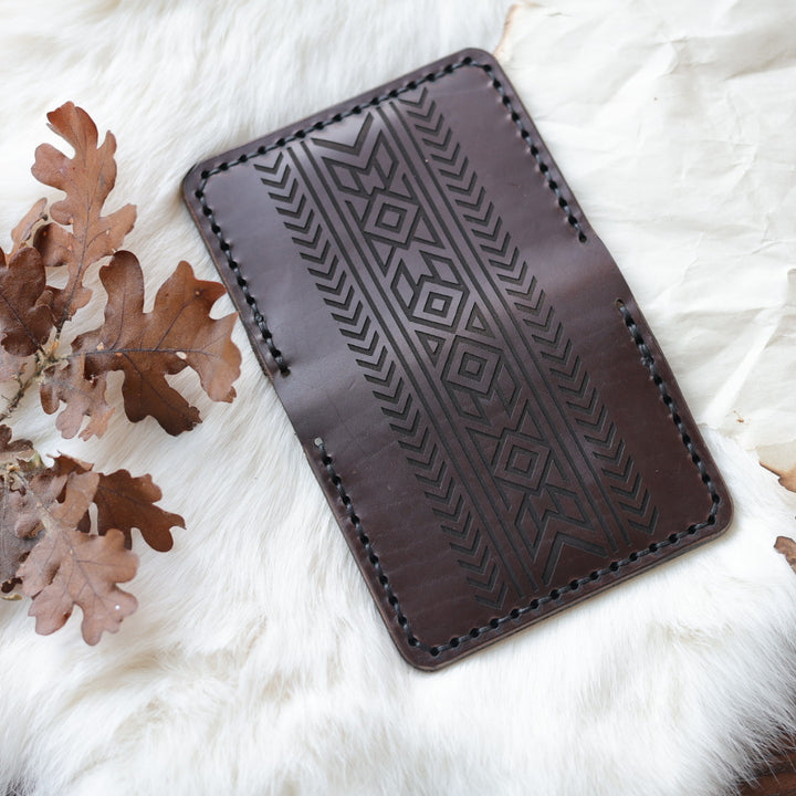 1885 Leather Co. Bifold Engraved Leather Wallet